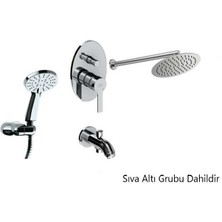 Gpd Ankastre Duş Seti (Krom) Solus Basmalı BNS09