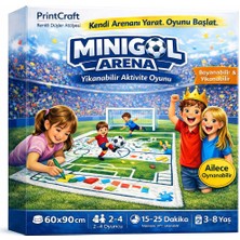 Minigol Arena Yıkanabilir Boyama Halısı Oyunu 60X90 cm