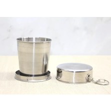 Marsilyan Katlanabilir Tekli Paslanmaz Çelik Shot Bardak