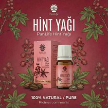 Panlife Hint Yağı 10 ml Soğuk Sıkım – %100 Saf ve Doğal Castor Oil | Cilt & Saç Bakım Yağı