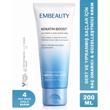 Embeauty Keratin Boost Onarıcı Dolgunlaştırıcı Saç Bakım Kremi 200 ml