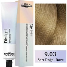 L'Oréal Professionnel Dia Light - Amonyaksız Saç Boyası No: 9.03 Sarı Doğal Dore 50ML