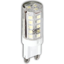 10 Adet Cata Ct 4249 Kapsül LED Ampul 3W 220V Gün Işığı 3200K G9 Duy