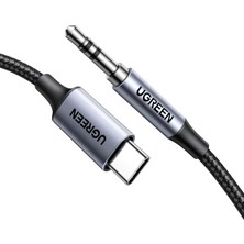 Ugreen Usb-C To Aux Jak Ses Kablosu 3.5mm Audio Adapter Hi-Fi Stereo, 1 Metre, 20192