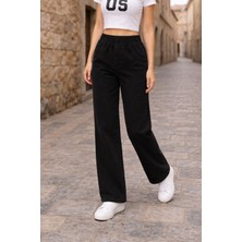 Cedy Denim Cedy Denım- Likralı Kumaş  Cepsiz Beli Lastikli Palazzo Pantolon  C640