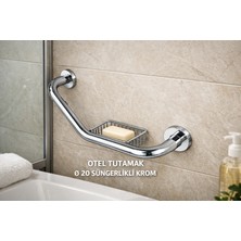 Onno Otel Tutamak Ø 20 Süngerlikli Krom