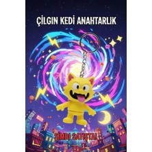 OEM EMR3D Tasarım Çılgın Kedi Esnek Anahtarlık