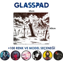 Cam Mouse Pad - Berserk: Swordgrave (6) - Premium Temperli Cam - 45X40 cm [medium]