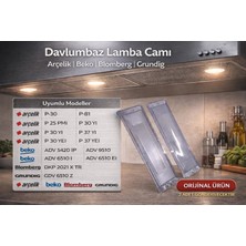 Arçelik Beko Grundig Blomberg Davlumbaz Lamba Muhafaza Kapağı 9197059029