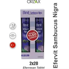 Orzax Efervit Sambucus Nigra 20 Efervesan Tablet 2 Adet