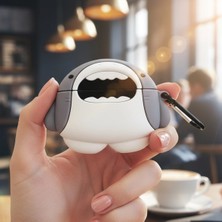 Caseonn Xiaomi Redmi Buds 8 Pro Kılıf Karakter Figürlü Köpekbalığı