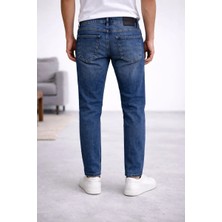 Connemara Erkek Mavi Tapered Fit Jean Pantolon – 5 Cepli, Esnek Denim
