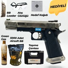 We Hi-Capa T-Rex Force 5.1 Sv Full Metal Gümüş Airsoft Tabanca
