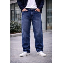 Connemara Jeans Erkek Orta Baggy Fit Kot Pantolon Mavi