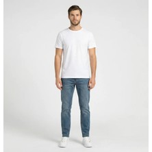 Connemara Jeans Erkek Regular Fit Mavi Denim Pantolon – Orta Mavi Günlük Rahat Kesim Kot