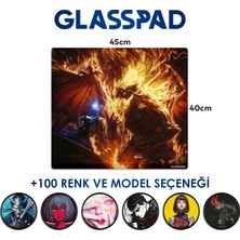 Cam Mouse Pad - Lotr: Gandalf Vs Balrog - Premium Temperli Cam - 45X40 cm [medium]