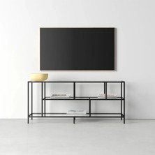 Merzana Modern Metal Tv Ünitesi – Çok Amaçlı Raflı Tv Sehpası | Minimalist Salon Konsolu