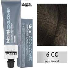 L'Oréal Professionnel Majirel Cool Cover - Yoğun Beyaz Kapatıcı Saç Boyası No: 6 Koyu Kumral 60ML