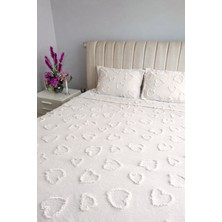 Ceyluna Love Çift Kişilik Yatak Örtüsü 3 Parça