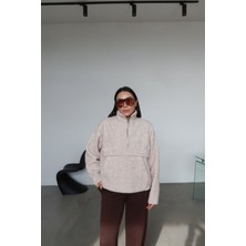 Özge Özgenç Torba Cepli Fermuarlı Sweat
