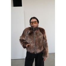 Özge Özgenç Premium Karışık Desenli Kürk