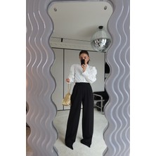 Özge Özgenç Çift Pileli Palazzo Pantolon