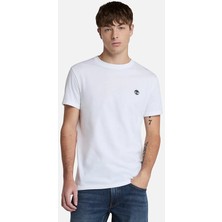 Timberland SS DUNSTAN RIVER JERSEY C Beyaz Erkek Kısa Kol T-Shirt