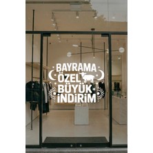 Mıgnatıs Bayrama Özel Cam Vitrin Sticker – Mağaza Bayram Yazısı