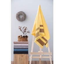Cotton Box Twins Bukle  Havlu 75X150 Sarı