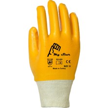 Mystar Tam Kaplı Nitril İş Eldiveni 10 Çift