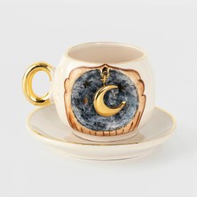 BSK Ceramics Handmade Ramazan Koleksiyonu Kahve Fincanı - Hilal