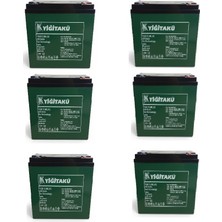 12V 24AH Jel Elektrikli Bisiklet Aküsü 6'lı Set 2025 Üretim
