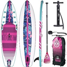 Skiffo Elle Şişme Sup Board 320X81X15 cm – Stand Up Paddle Board Seti, Kürekli Şişme Paddle Board