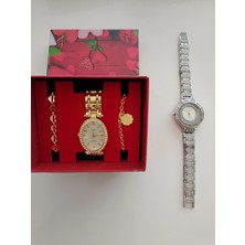 Aydogan's 4 'lü Özel Hediye Set Kol Saati Bileklik 3 Parça + 1 Parça Saat Hediye