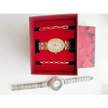 Aydogan's 4 'lü Özel Hediye Set Kol Saati Bileklik 3 Parça + 1 Parça Saat Hediye