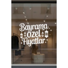 Mıgnatıs Bayrama Özel Fiyatlar Cam Sticker – Mağaza Vitrin Yazısı