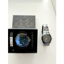 Aydogan's 4 'lü Özel Hediye Set Kol Saati Bileklik 3 Parça + 1 Parça Saat Hediye