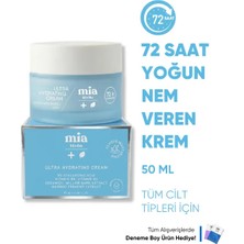 Mia Klinika 72 Saat Etkili Su Bazlı Yoğun Nemlendirici Yüz Kremi