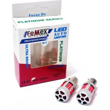 Femex Platinum P21W-1157 BAY15D Çift Duy Decoderli LED Ampul Stop Fanlı