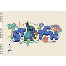 Keskin Lilo & Stitch Spiralli Resim Defteri 17x25 cm 15 Yaprak 300115-14