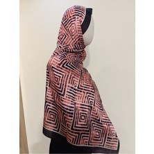 Esima Butik Kare Desenli  Pamuk Şal