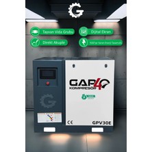 Invertörlü Vidalı Hava Kompresörü 30HP (Tek Makine)   GPV30E