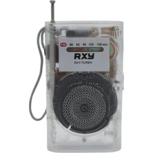 Roxy Rxy-Turbo Cep Radyosu - Deprem Çantasına Uygun Taşınabilir Radyo Pil Hediyeli