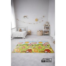 Coolmats Serin Mat Macera Köyü Katlanabilir Oyun Matı - Taşıma Çantasıyla Birlikte