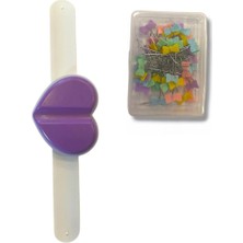 Mıknatıslı Iğne Tutucu Bileklik (Mor Renk)