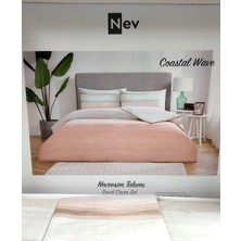 Özdilek Nev Serisi -Mavi Coastal Wave- Tek Kişilik Nevresim Takımı