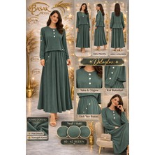 Mkbaşak Moda Etekli Takım