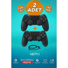 Doubleshock 4 Kablosuz Titreşimli Oyun Kolu 2 Adet – Ps4 / Pc Uyumlu, Çift Motorlu, Ergonomik Tasarım