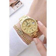 Daniel Klein Çelik Kordon 2 Yıl Garantili 30 mt Suya Dayanıklı Kadın Kol Saati+ Bileklik BDK.13764.3