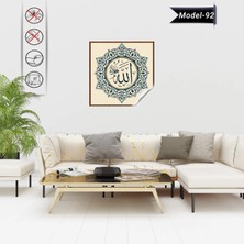Akıllı Kağıt Statik Tutunma Özellikli Tablo - Poster Dini (Model- 92)